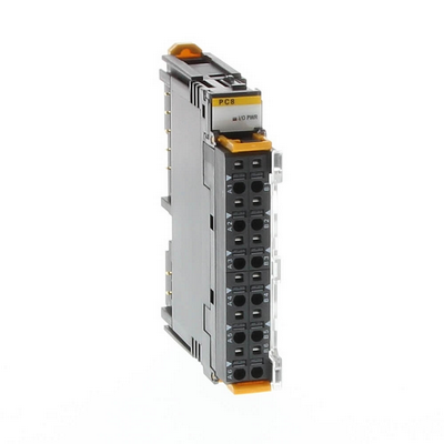 OMRON SmartSlice G/Ç güç besleme modülü, 24 VDC giriş, 4 x V ve 8 x G terminalleri 4547648325721