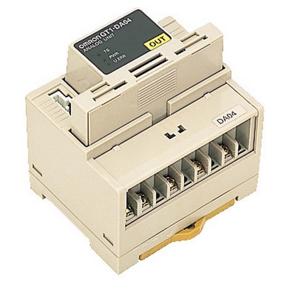 OMRON Çoklu I/O analog çıkış terminali, 4 x çıkış 4 ila 20 mA, 0/1 ila 5 V, -10 ila 10 V 4536854467400