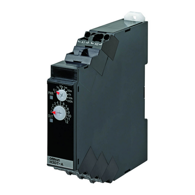 Omron Time Relay, DIN RAY Mounting, 17.5 mm, Power Open Delay, 0.1 S-1200 SA, 1 x SPDT, 5 A, 24-240 VAC/DC, Push-in Plus Terminal 4548583773356
