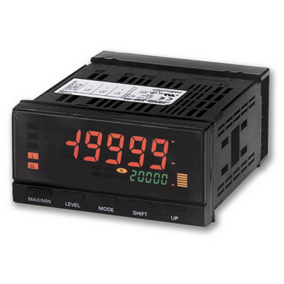 Omron Digital Panel Meter, DIN1/8 (48 (H) X 96 (W)), DC Voltage Input ± 199.99v and 1,0000 - 5.0000V, 100-240 VAC 4547648021753