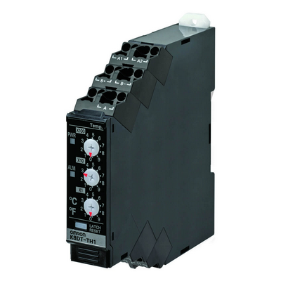 OMRON 17.5mm genişlik, 0 - 1700 °C/F (min. 10 °C), termokupl giriş tipi, 1 SPDT, 100-240 VAC, Push-in Plus terminal 4548583774001