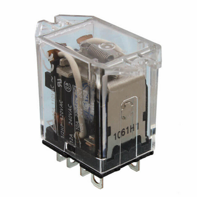 Omron Relay, Flange Mount, Plug-in, DPDT, 10 A, 24 VAC 453685361590