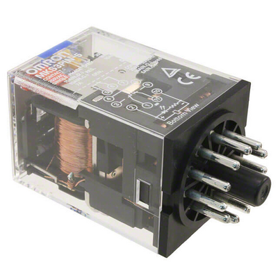 Omron Relay, Plug-in, 11-Pin, 3pdt, 10a, Mech Indicator 4547648413763