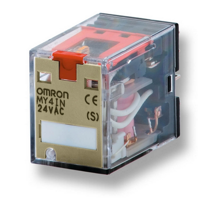 Omron Relay, Plug-in, 14-Pin, 4PDT, 5A, Mech & Led Indicators, Coil Suppressor, Label Facility, 100/110 VDC 4536854363719