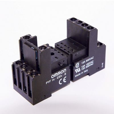 Omron Society, DIN RAY assembly, 14 pin (8 -pin MY2 relays), 2/2 level, screw terminal (No/NC contact terminals, common end and coil terminals) 4549734994460