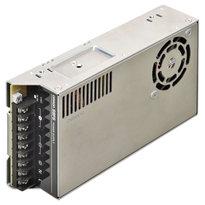 Omron Power Supply, LITE, 350 W, 100-120 VAC and 200-240 VAC input, 24 VDC, 29.0 A, surface assembly option 4548583741881
