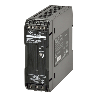 Omron Book Type Power Supply, LITE, 60 W, 24VDC, 2.5 A, DIN RAY Mounting 4548583357907