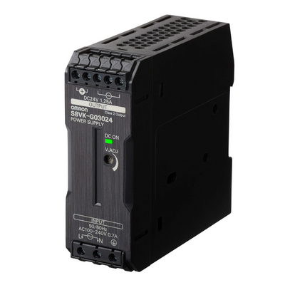 Omron Coated Version, Book Type Power Supply, Pro, Single-Phase, 30 W, 24VDC, 1.3A, DIN Rail Mounting 4548583564619