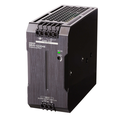 Omron Book Type Power Supply, Pro, 240 W, 48VDC, 5 A, DIN RAY Mounting 4548583357747