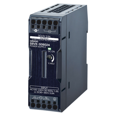 Omron Book Type Power Supply, Pro, 60 W, 24VDC, 2.5 A, DIN RAY installation, Push-in Plus Terminal, Silicone Coat, Liquid Yarnuş 4548583761117
