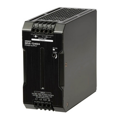 Omron Coated Version, Book Type Power Supply, Pro, Three-Phase, 240 W, 24VDC, 10A, DIN Rail Mounting 4548583564589