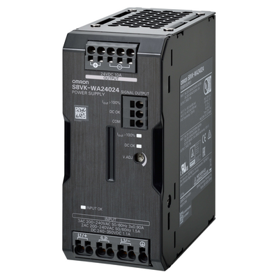 Omron 3-Power Power Supply, 240 W, 24 VDC, 10 A, DIN Rail Mounting 454973449083