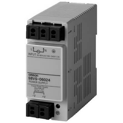 OMRON Güç kaynağı, 60 W, 100-240 VAC giriş, 24 VDC, 2.5 A, DIN ray montajı, NPN alarm çıkışı, akım, gerilim, pik akım ve zamanını gösteren dijital ekran 4547648639927