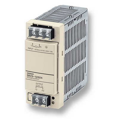 Omron Power Supply, 120 W, 100-240 Vac Input, 24 VDC, 5 A Output, DIN Rail Mounting, Basic Model 4547648419376