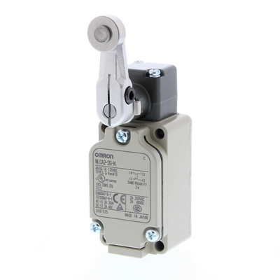 Omron Limit Switch, Roller Lever: R38 mm, Pretravel 15 ± 5 °, Overtivel 90 °, DPDB, PG13.5 with Ground Terminal 454858347807777