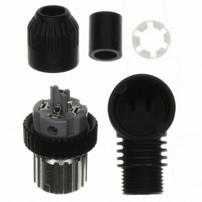 OMRON Sensör Konektörü, dişi, M12, PVC, 4 Pinli, Açılı, lehimli bağlantı 4547648622738