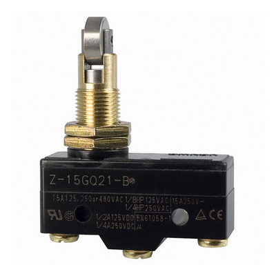 Omron General Purpose Simple Switch, Panel Assembly contrasting reel top, SPDT, 15 A, screw terminal 4536854265419