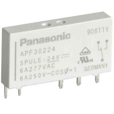 Panasonic Slim Relay Screw Socket 6a 1Co 24VDC APF30224-VDS -K/24DC