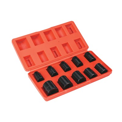 1-2" 10 Piece Cr-Mo Hexagon bit holder - socket Set