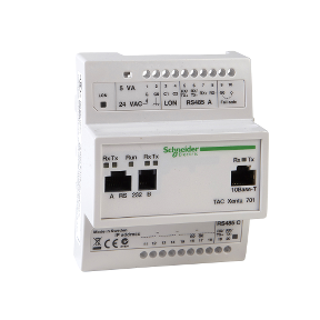 Bölge Kontrol Cihazı TAC Xenta 555: Besleme Gerilimi 24 VAC, MicroNet ve Satchnet Kontrol Cihazları ve Ağlar
