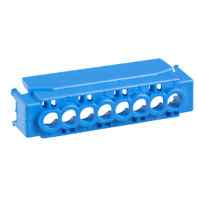 Ip2 Cover for 8 Hole Terminal Block - Blue-3303430135869