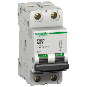 C60 - circuit breaker - C60N - 2P - 1A - D curve-3303430246534