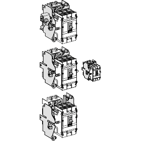 Complete Drawer Kit - 4 Poles - For Vigi Ns100..250-3303430293026