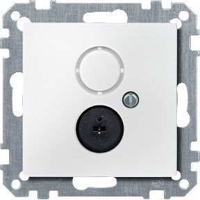 audio socket, polar white, System M-4042811031510