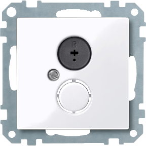 audio socket, active white, bright, System M-4042811043056