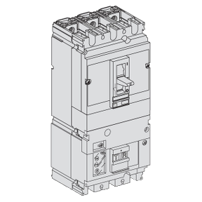 circuit breaker Vigicompact NS100N - TMD - 63 A - 3 poles 3d - 30..10000 mA-3303430299325