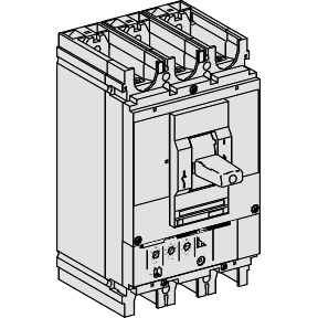 circuit breaker Compact NS630H - MP1 - 630 A - 4 poles-3303430329459
