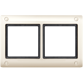AQUADESIGN frame with screw connection, 2-pack, white-4042811014292