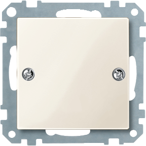 Özel iletişim/EDP versiyonu için kör kapak, beyaz, parlak, System M-4042811032937