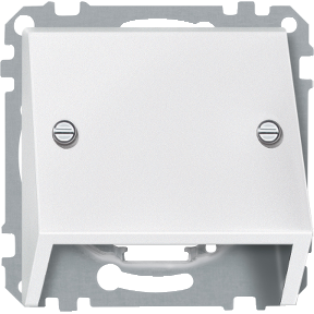Inclined outlet, polar white, System M-4011281897247