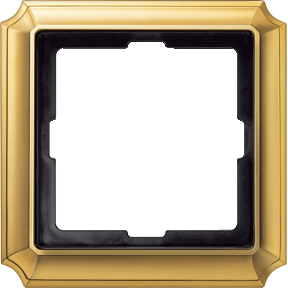 ANTIQUE frame, one piece, polished brass-4011281867158