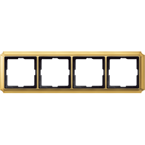 ANTIQUE frame, 4-pack, polished brass-4011281867455