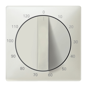 Center plate for time switch input, 120 min, light gray, System Design-4011281778300