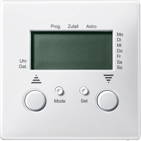 Blind time switch, polar white, system design-4011281818808