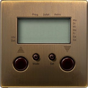 Blind time switch, antique brass, system design-4011281889778