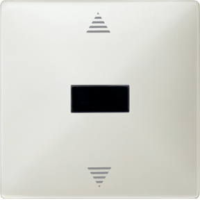 Kızılötesi alıcı ve sensör bağlantılı kör basmalı düğme, açık gri, system design-4011281818556