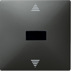 Kızılötesi alıcı ve sensör bağlantılı kör basma düğmesi, siyah gri, system design-4011281818754