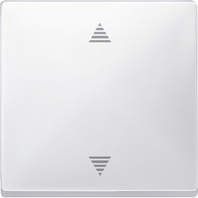 Blind button with sensor connection, polar white, system design-4011281817009