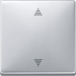 Blind button with sensor connection, aluminum, system design-4011281858255