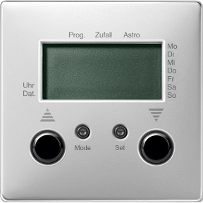 Blind time switch with sensor connection, aluminum, system design-4011281858354