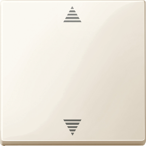 Sensör bağlantılı kör basma düğmesi, beyaz, parlak, System M-4042811032708