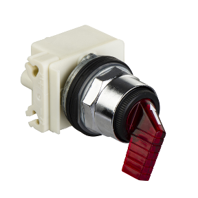 Illuminated Latch Button Ø 30 - Red - 3 Position Spring Return To Center-3389118042872