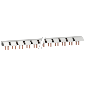 Acti9 - Comb Busbar - With Aux 1L+N - 9 Mm Pitch - 56 Modules - 63A-3606480504730