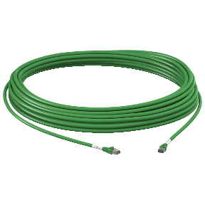Actassi - bağlantı kablosu - kategori 6 - UTP - 10 m - yeşil - LSZH-0