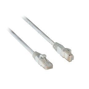 Actassi CL-MNC connecting cable, U/UTP, 4P, category 6, 300 MHz, LSZH, 3 m, gray-3606481741646