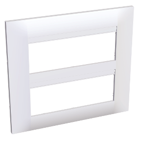 Altira - Cover Frame - 2X3 Base 2 Sets Horizontal - White-3606480024573